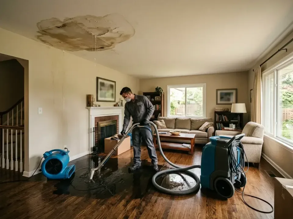 attic-pipe-burst-ceiling-drip-008 — frequently asked questions, Water Damage Restoration & Carpet Care in Gages Lake, IL